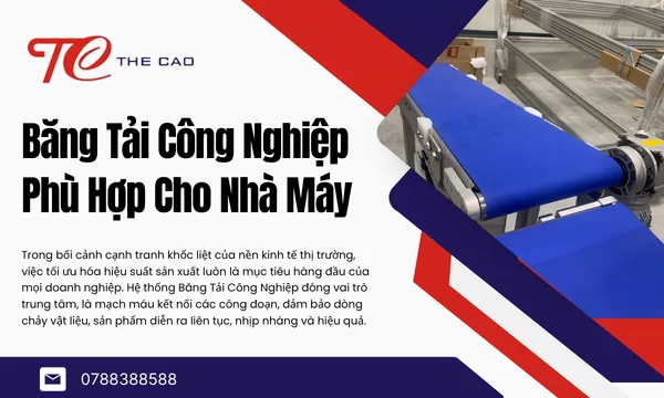 Băng Tải Công Nghiệp Phù Hợp Cho Nhà Máy
