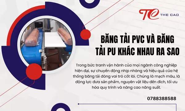 Băng Tải PVC Và Băng Tải PU Khác Nhau Ra Sao