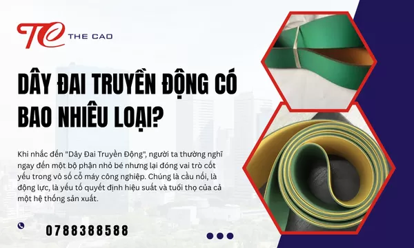 Dây Đai Truyền Động Có Bao Nhiêu Loại?