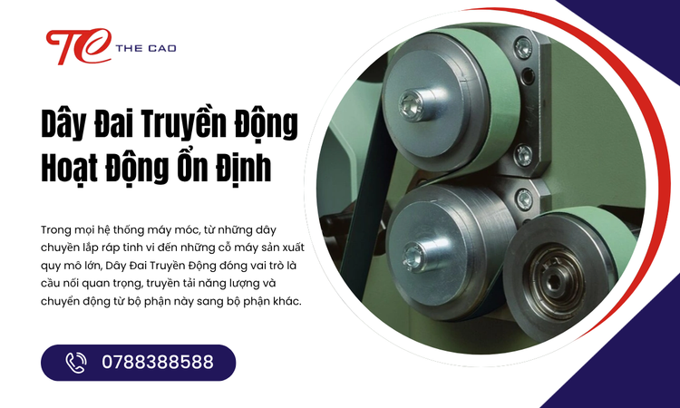 Sức Mạnh Vô Hình: Vai Trò Quan Trọng Của Dây Đai Truyền Động